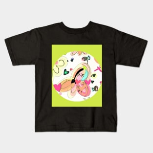 Here Comes Octopi !!! Kids T-Shirt